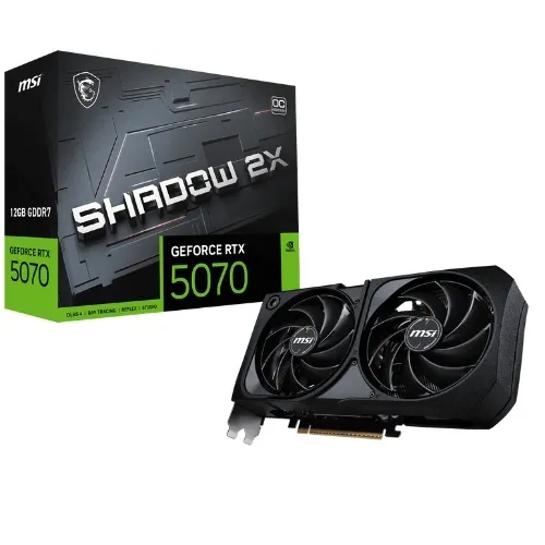 MSI GEFORCE RTX 5070 12G SHADOW 2X OC GDRR7 192Bit