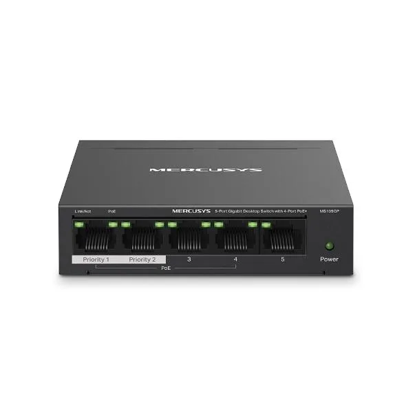 MERCUSYS MS105GP 5 PORT 10/100/1000 POE SWITCH