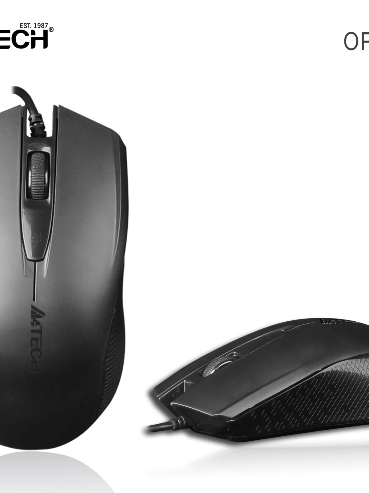 A4 TECH OP-760 USB SİYAH V-TRACK 1000 DPI MOUSE