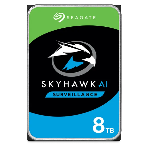 8TB SEAGATE SKYHAWK AI 256MB 7/24 RV ST8000VE001