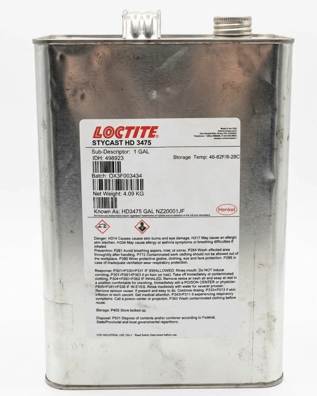 Henkel Loctite Stycast HD 3475 - Endüstriyel Döküm ve Kaplama Reçinesi