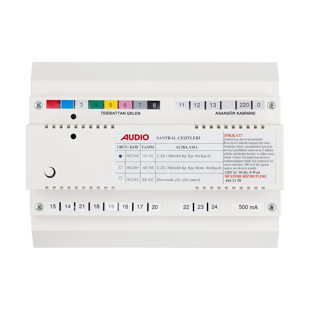 AS 302 Santral (Kapıcılı Çift Zilli 2 Melodili)