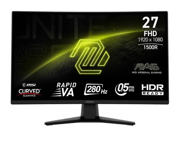 27 MSI MAG 274CXF 0.5MS 280HZ ADAPTIVESYNC FHD