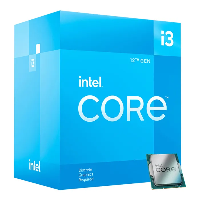 INTEL CORE İ3-12100F 3.30GHz 12MB 1700p 12. NESIL BOX