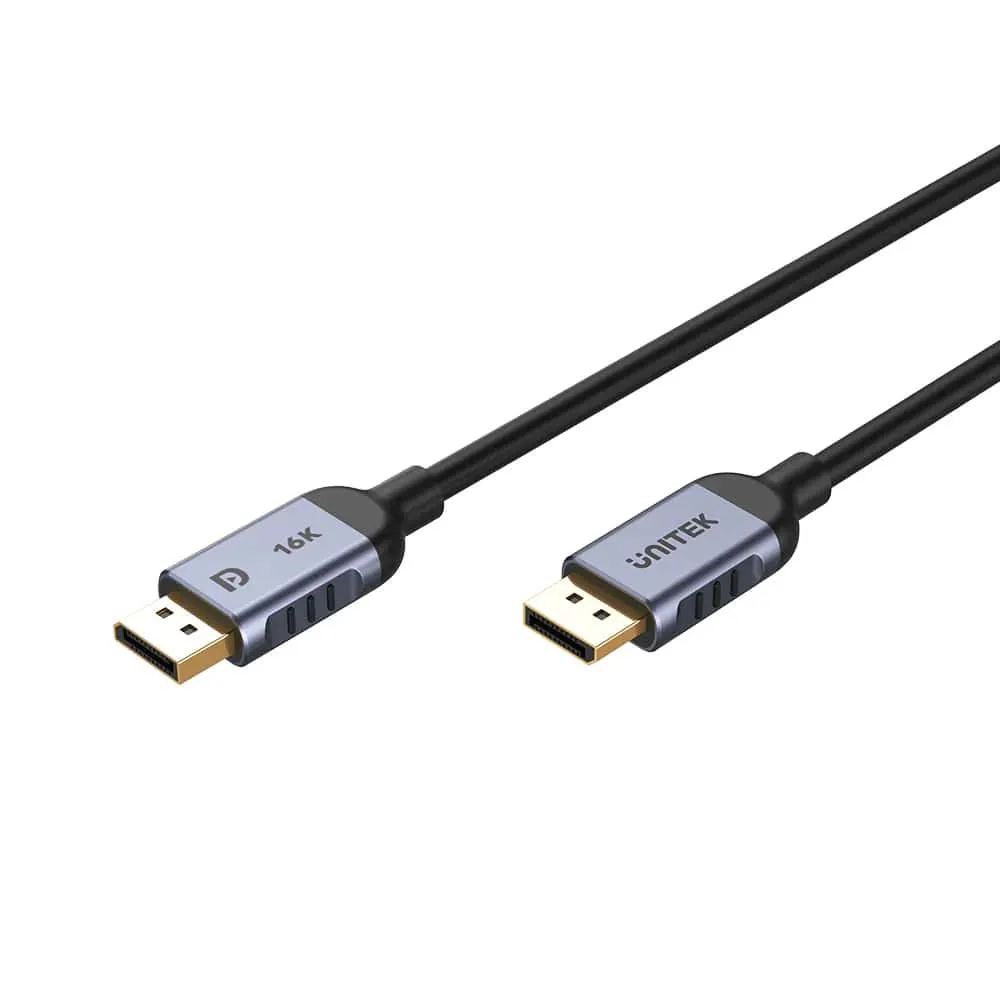 UNITEK DISPLAY PORT 2.1 KABLO 1MT 16K C1626GY01-1M)