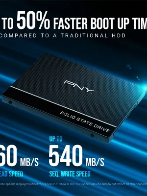 PNY CS900 250GB 535/500MB/s 2,5" SATA3 SSD (SSD7CS900-250-RB)
