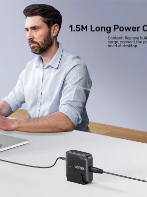 Unitek 100W Masaüstü GAN Şarj İstasyonu Beyaz (P1229AWH)