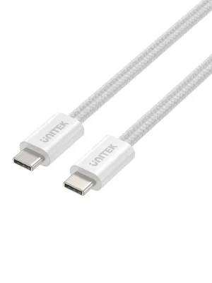 UNITEK TYPE-C MANYETİK HIZLI ŞARJ KABLOSU BEYAZ (C14141AWH01-1M)