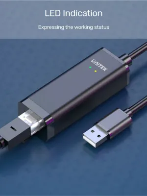 UNITEK USB-A TO MEGABIT ETH. DÖNÜŞTÜRÜCÜ (Y-1468)
