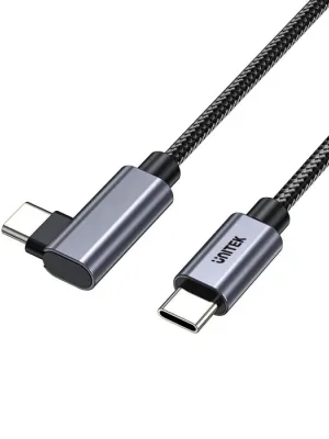 UNITEK TYPE-C HIZLI ŞARJ 90D 3MT 100W(C14123BK-3M)