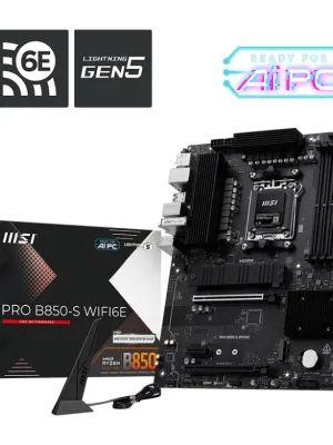 MSI PRO B850-S WIFI6E AMD B850 SOKET AM5 DDR5