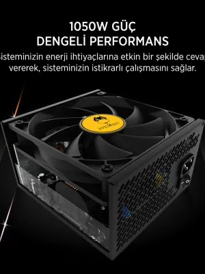 JAMES DONKEY JDP1050 APFC 12CM 80+ BRONZE 1050W PS