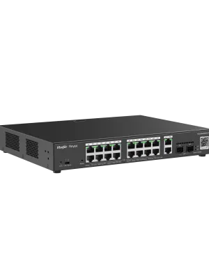RUİJİE-REYEE RG-ES220GS-P 16XGE-2XGE/SFP-2XGE UPLİNK 250W POE SWİTCH