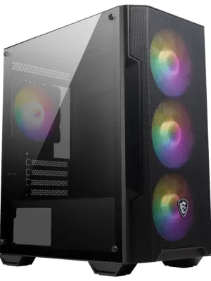 MSI MAG FORGE M100A 4x120mm ARGB mATX GAMING KASA