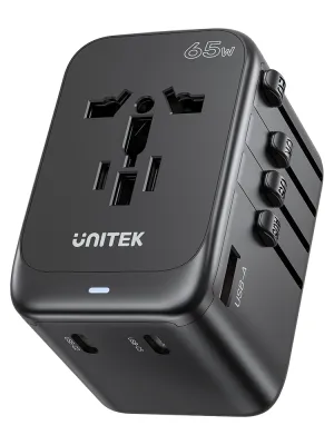 Unitek 65W Universal Travel Adaptör (P1122ABK01)
