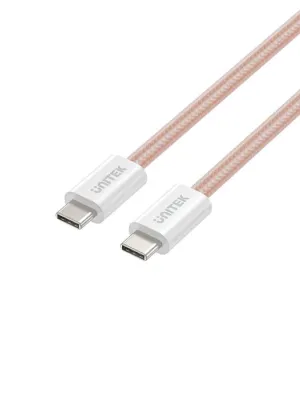 UNITEK TYPE-C MANYETİK HIZLI ŞARJ KABLOSU PEMBE (C14141APK01-1M)