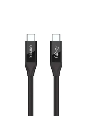UNITEK USB4 THUNDERBOLT KABLO 0.8MT(C14100BK-0.8M)