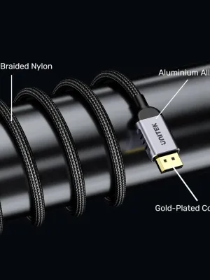UNITEK DISPLAY PORT 2.1 KABLO 1MT 16K C1626GY01-1M)