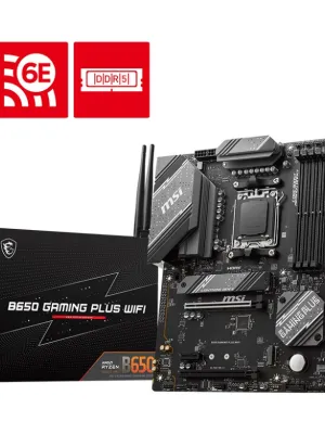 MSI B650 GAMING PLUS WIFI  AM5 SOKET DDR5 6000 HDMI DP M.2 ATX