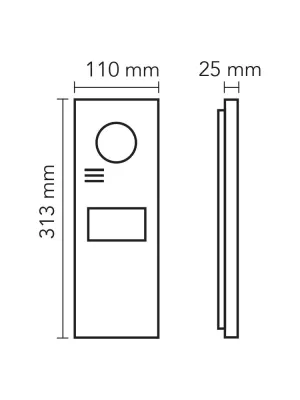 4.3″ Ekranlı Zil Paneli Bus Plus (Dokunmatik Butonlu)