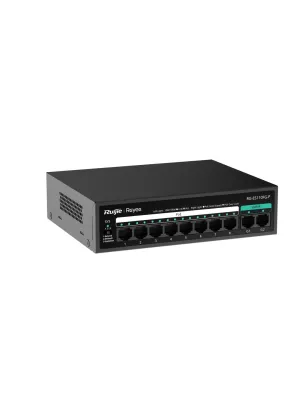 RUİJİE-REYEE RG-ES110FG-P 8XFE+2XGE F.GİGABİT 110W POE SWİTCH