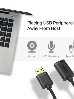 UNITEK USB3.0(M) TO USB3.0(F) KABLO 2MT(Y-C459GBK)