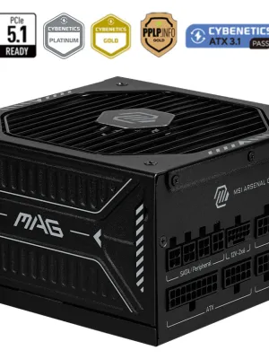 MSI MAG A1000GLS PCIE5 1000W 80+ GOLD POWER SUPPLY