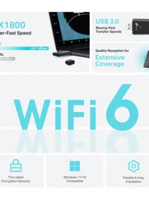 TP-LINK ARCHER TX20U AX1800 USB ADAPTÖR