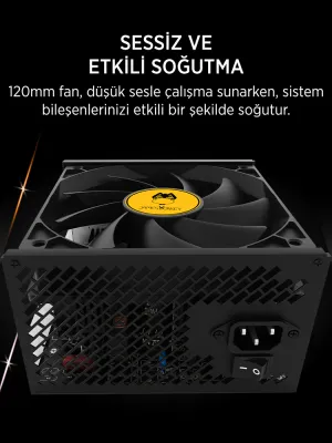 JAMES DONKEY JDP650 APFC 12CM 80+ BRONZE 650W PSU