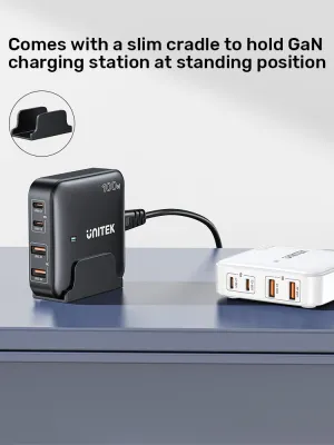 Unitek 100W Masaüstü GAN Şarj İstasyonu Beyaz (P1229AWH)