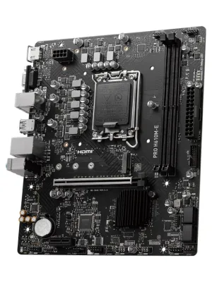 MSI PRO H610M-E DDR5 5600MHZ(OC) HDMI VGA M.2 mATX 1700P