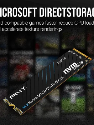 PNY CS2150 1TB 10200/8300 MB/s M.2 NVMe SSD (M280CS2150-1TB-TB)