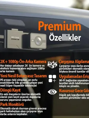 REXING C2 2K WIFI 32GB SD KART
