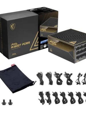 MSI MEG AI1600T PCIE5 1600W80+ TITANIUM FULMODULAR