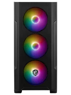 MSI MAG FORGE M100A 4x120mm ARGB mATX GAMING KASA