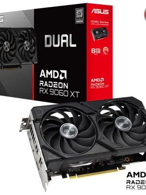 ASUS DUAL-RX9060XT-8G AMD RADEON 128BIT 8G VGA