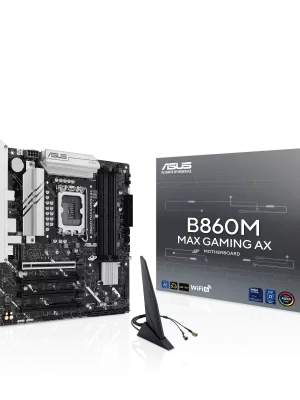 ASUS B860M MAX GAMING AX INTEL SOKET 1851 ANAKART