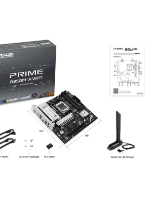 ASUS PRIME B850M-A WIFI AMD AM5 DDR5 ANAKART