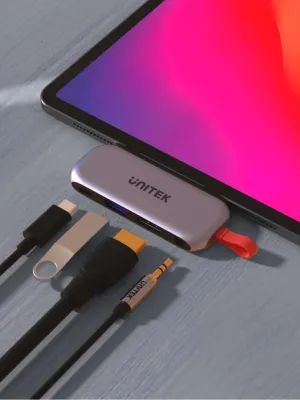 UNITEK USB-C 4in1 UNIVERSAL DOCKING IPAD (D1070A)