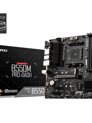 MSI B550M PRO-VDH DDR4 4400(OC) HDMI mATX AM4