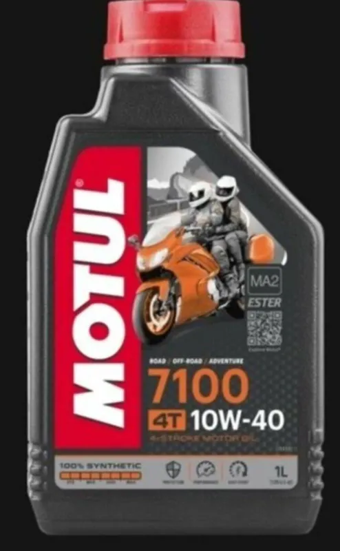 Ürün Motul 7100 4T 10W-40 Tam Sentetik Motosiklet Motor Yağı 1 Litre (Ester Teknolojili) Görsel