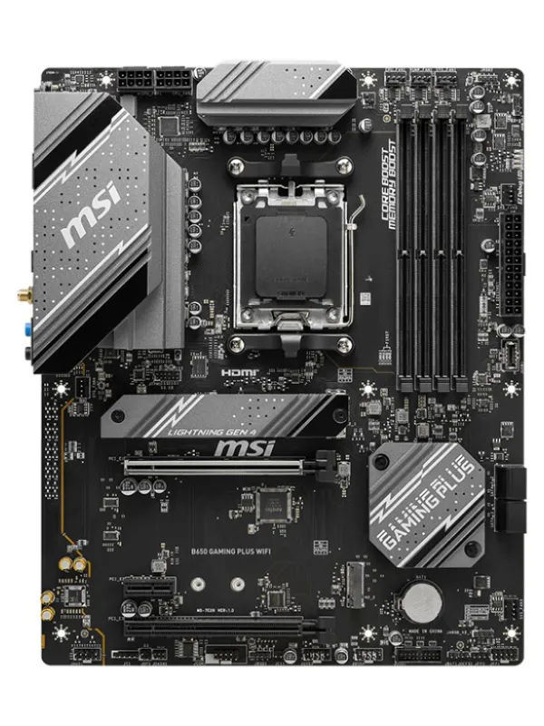 Ürün MSI B650 GAMING PLUS WIFI  AM5 SOKET DDR5 6000 HDMI DP M.2 ATX Görsel
