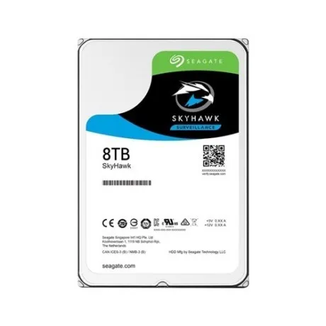 Ürün 8TB SEAGATE SKYHAWK 256MB 7/24 RV ST8000VX010 Görsel