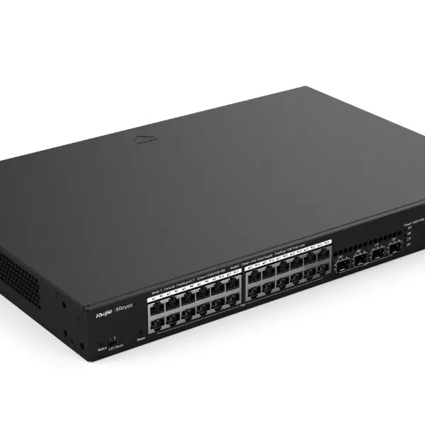 Ürün RUİJİE-REYEE RG-NBS3100-24GT4SFP-P 24XGE-4XGE/SFP YÖNETİLEBİLİR 370W POE SWİTCH Görsel