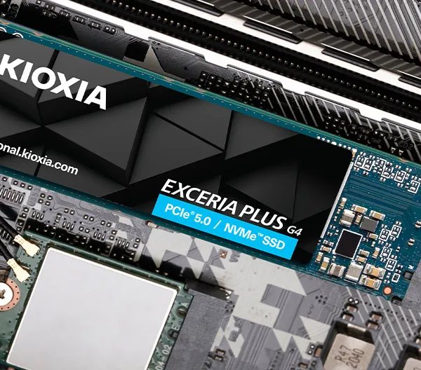 Ürün 1TB KIOXIA EXCERIA PLUS G4 M.2 NVMe GEN5 10000/7900MB/s LVD10Z001TG8 Görsel