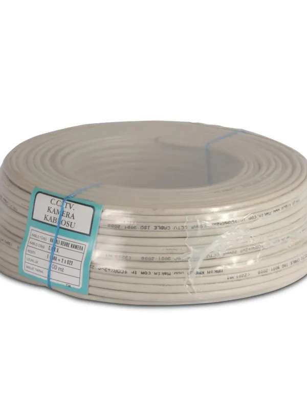 Ürün C1 (2x0,22MM) CCTV TAM BAKIR KABLO 100 METRE Görsel