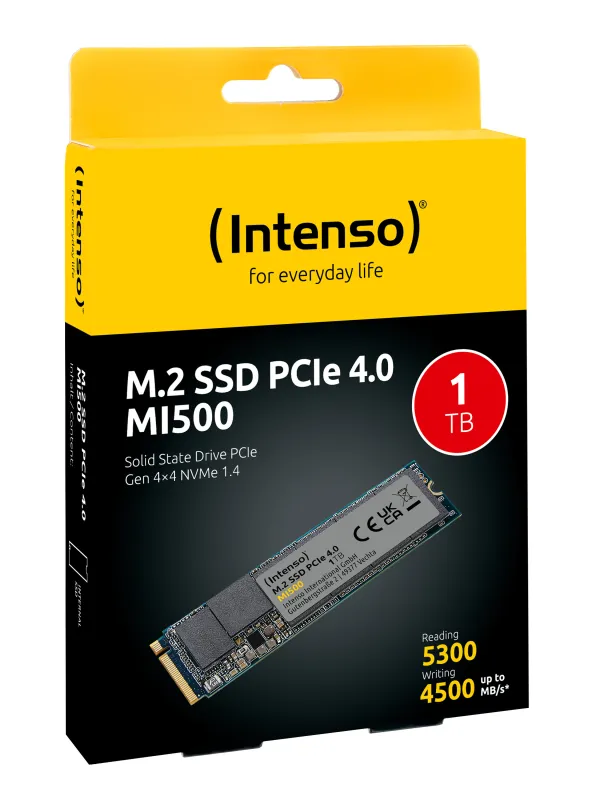 Ürün 1TB INTENSO MI500 3836460 GEN 4X4 5300/4500MB/s SSD Görsel
