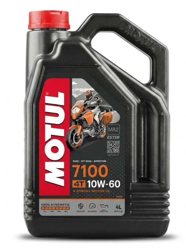 Ürün Motul 7100 10W-60 4T Tam Sentetik Ester Motosiklet Motor Yağı 4 Litre Görsel
