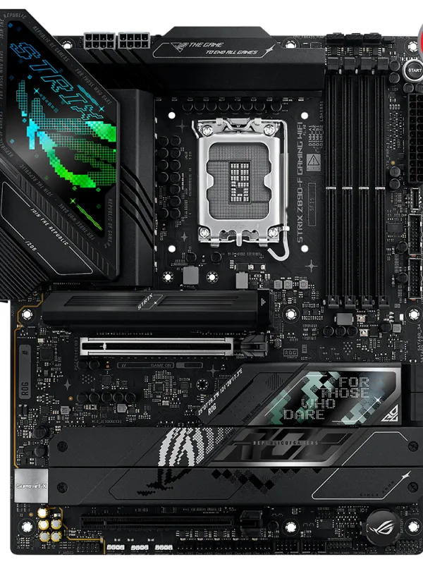 Ürün ASUS ROG STRIX Z890-F GAMING WIFI DDR5 5XM2 USB3.2 RGB LAN ATX Görsel