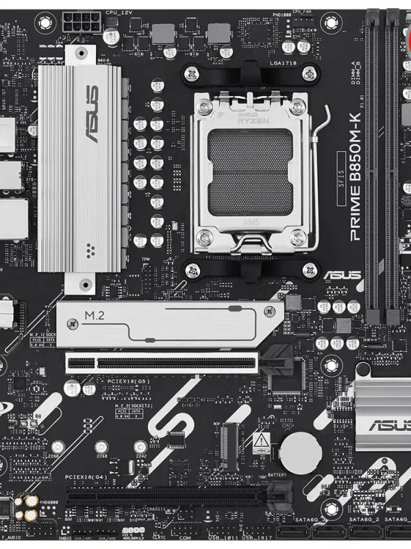 Ürün ASUS PRIME B850M-K AM5 DDR5 8400MHZ(OC) HDMI mATX ANAKART Görsel